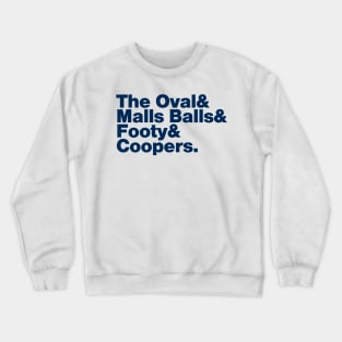 Adelaide (COOPERS navy print) Crewneck Sweatshirt